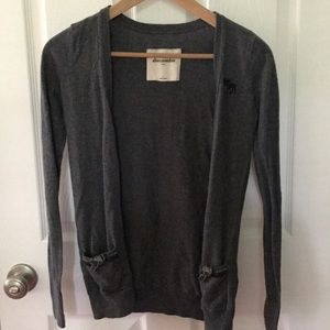 Grey Abercrombie cardigan